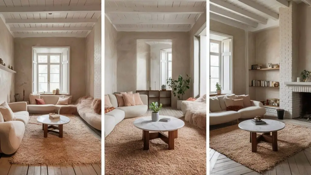cozy minimalist living room
