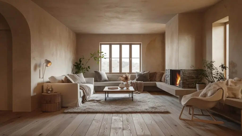 cozy minimalist living room