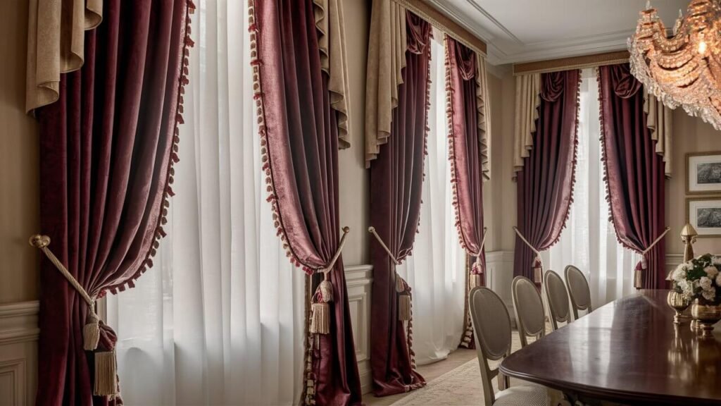 dining room drapes ideas