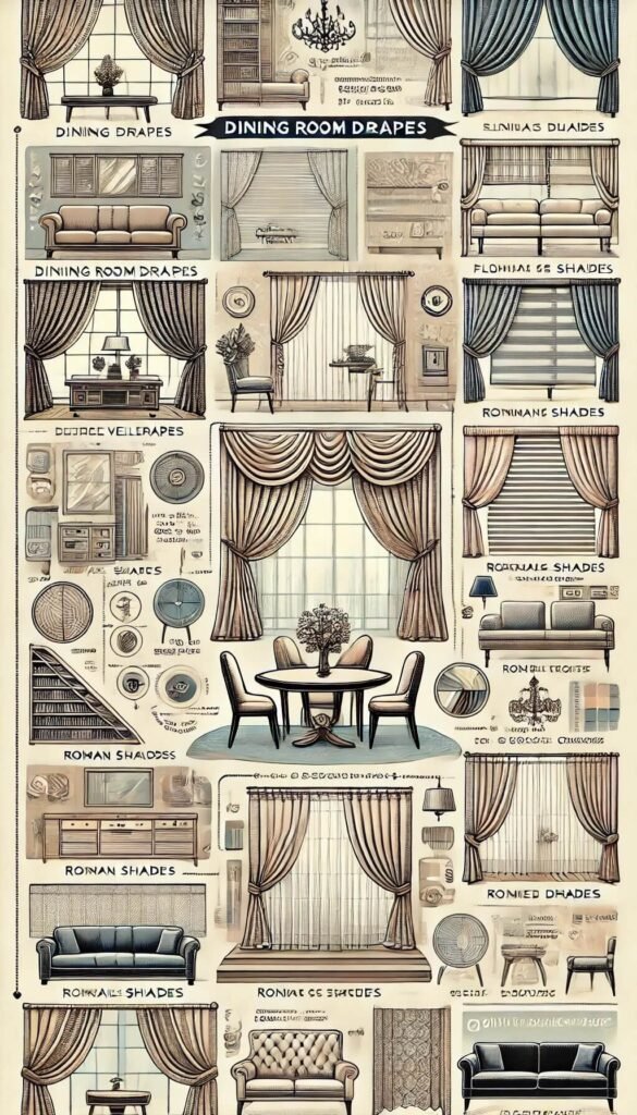 dining room drapes ideas
