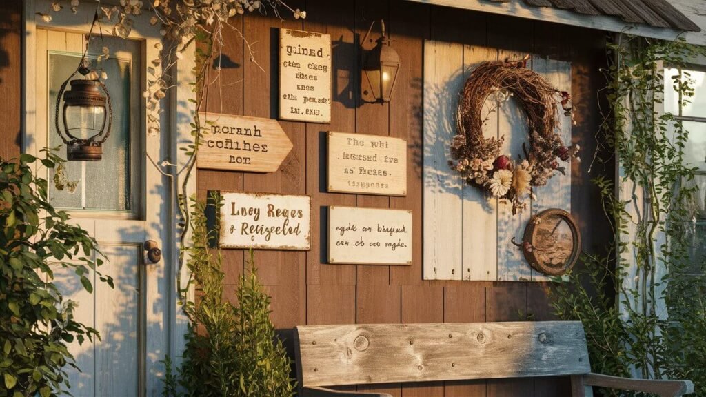 Rustic Outdoor Wall Decor