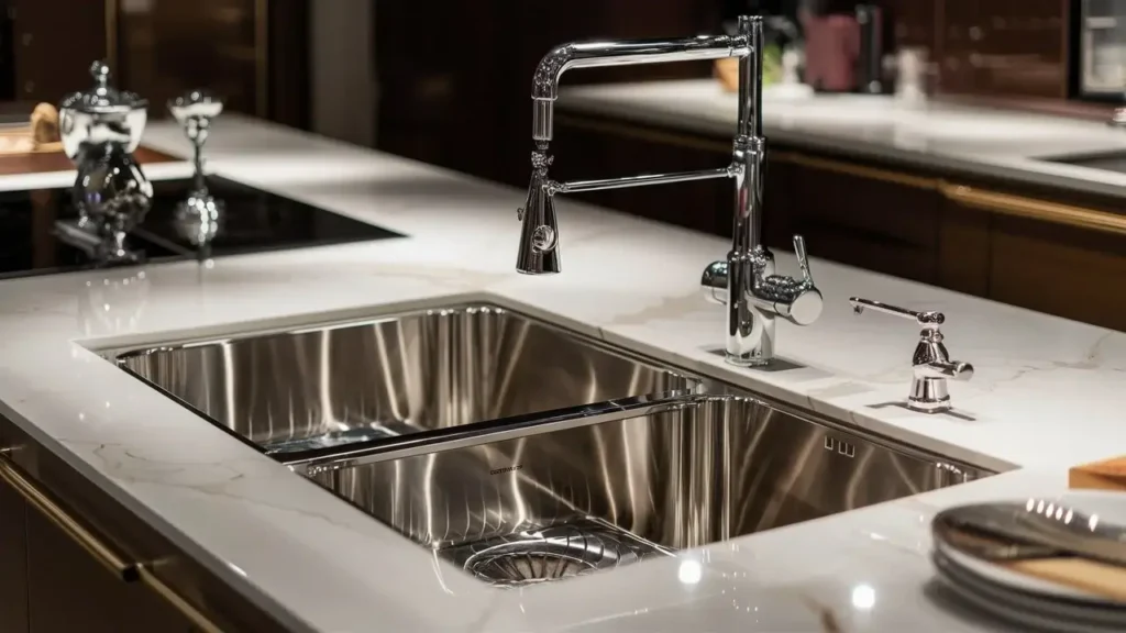 stainless steel kitchen sink
